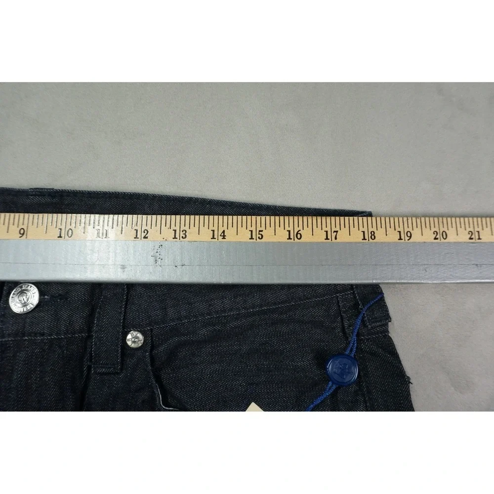 NWT True Religion Bootcut Jeans Mens 36x34‎ Dark Wash Made in USA Horseshoe Logo
